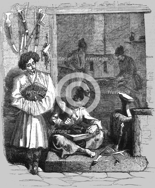'Circassians making Arms', 1854. Creator: Unknown.