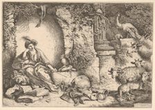 Circe changing the companions of Ulysses into beasts, 1650-1651. Creator: Giovanni Benedetto Castiglione