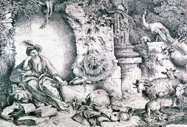 'Circe Changing Ulysses' Men', c1650. Artist: Giovanni Benedetto Castiglione