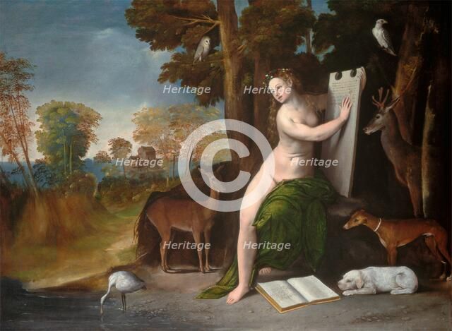 Circe and Her Lovers in a Landscape, c. 1525. Creator: Dosso Dossi.