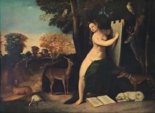 Circe and Her Lovers in a Landscape c1525. Artist: Dosso Dossi