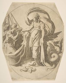 Circe and the Companions of Ulysses, 16th century. Creator: Giulio Bonasone