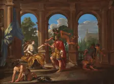 Circe and Ulysses, 1611-1669. Creators: Filippo Lauri, Pietro da Cortona