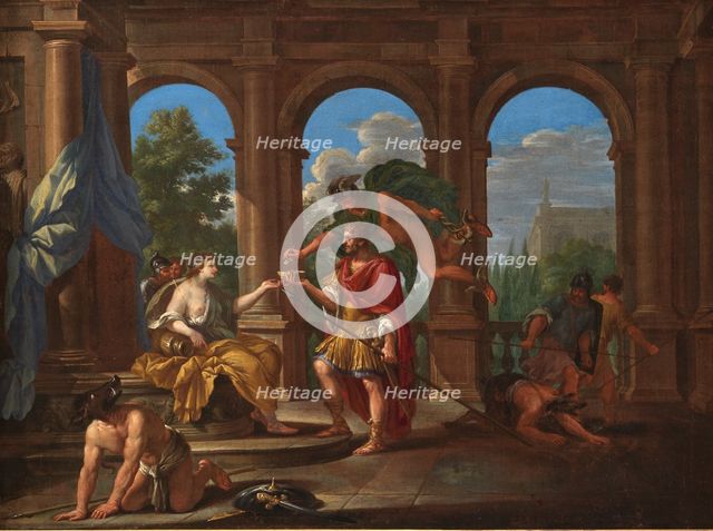 Circe and Ulysses, 1611-1669. Creators: Filippo Lauri, Pietro da Cortona.