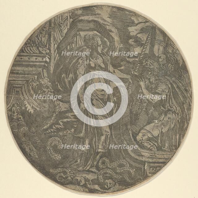 Circe Giving a Drink to Ulysses's Companions, 1540-45. Creator: Antonio Fantuzzi.