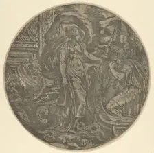 Circe Giving a Drink to Ulysses's Companions, 1540-45. Creator: Antonio Fantuzzi