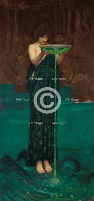 Circe Invidiosa, 1892. Artist: Waterhouse, John William (1849-1917)