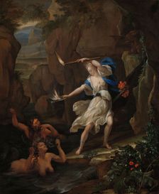 Circe Punishes Glaucus by Turning Scylla into a Monster, 1695. Creator: Eglon Hendrik van der Neer