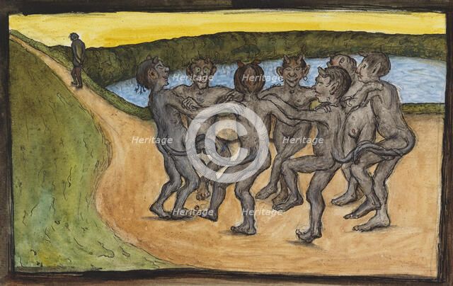 Circle Dance, 1898. Creator: Hugo Simberg.