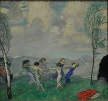 Circle Dance, 1910. Creator: Stuck, Franz, Ritter von (1863-1928)