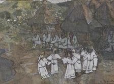Circle Dance, Early 1900s. Artist: Roerich, Nicholas (1874-1947)