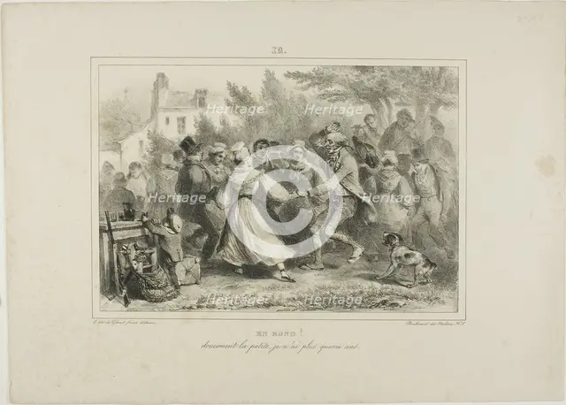 Circle Round! Gently Little One, I'm More than Fifteen Years Old, 1832. Creator: Auguste Raffet.