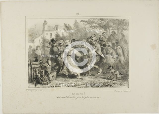 Circle Round! Gently Little One, I'm More than Fifteen Years Old, 1832. Creator: Auguste Raffet.
