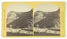 Circle Walls, Cañon de Chelle..., 1873. Creator: Tim O'Sullivan