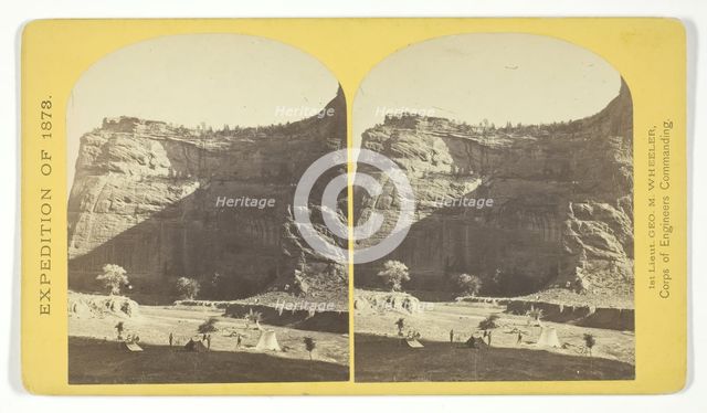 Circle Walls, Cañon de Chelle..., 1873. Creator: Tim O'Sullivan.