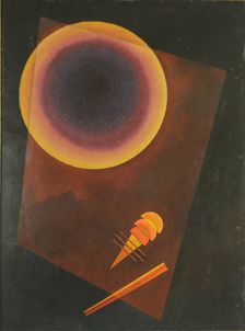 Circle with brown, 1929. Creator: Kandinsky, Wassily Vasilyevich (1866-1944)