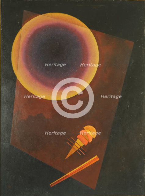 Circle with brown, 1929. Creator: Kandinsky, Wassily Vasilyevich (1866-1944).