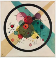 Circles in a Circle, 1923. Creator: Kandinsky, Wassily Vasilyevich (1866-1944)