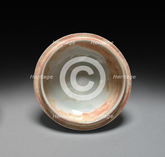 Circular Box: Qingbai Ware, 1200s-1300s. Creator: Unknown.