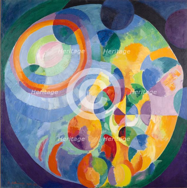 Circular Forms. Sun, Moon, 1913-1931. Creator: Delaunay, Robert (1885-1941).