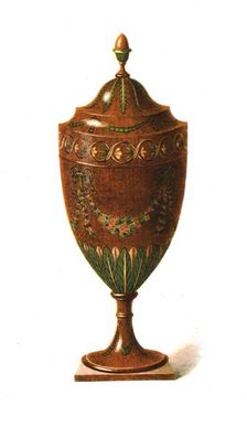 Circular Knife-Case, 1908. Creator: Shirley Slocombe