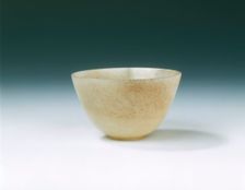 Circular jade cup, Ming dynasty, China, 1368-1644. Creator: Unknown