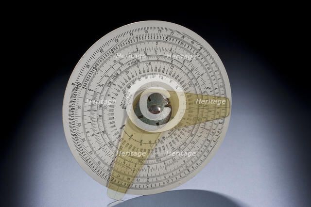 Circular Slide Rule, William J. Powell, 1935. Creator: Unknown.