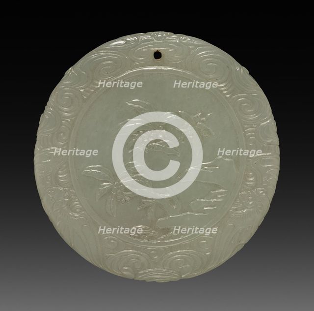 Circular Pendant, 1735-1795. Creator: Unknown.