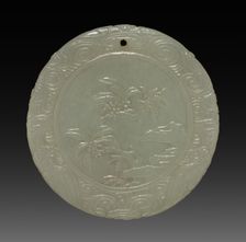 Circular Pendant, 1735-1795. Creator: Unknown