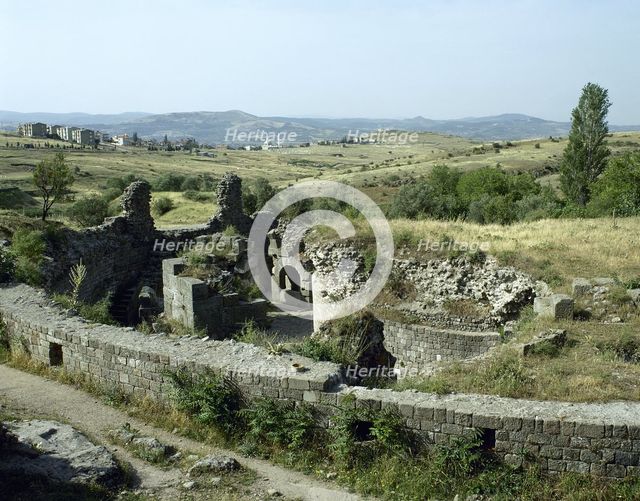 Circular treatment center, known as the Temple of Telesphorus, Pergamon, Turkey, 1999. Creator: Unknown.