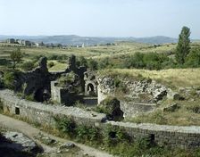 Circular treatment center, known as the Temple of Telesphorus, Pergamon, Turkey, 1999. Creator: Unknown