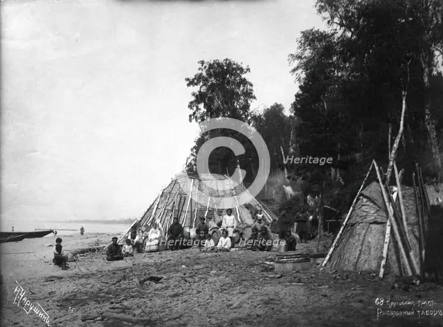 Circum-Baikal trade route: Fishermen's camp, end of 19th century. Creator: Nikolai Apollonovich Charushin.