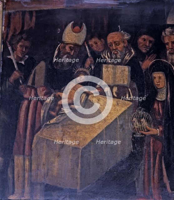  'Circumcision', table of the altarpiece of the Holy Name of Jesus, in the parish of Sant Joan an…