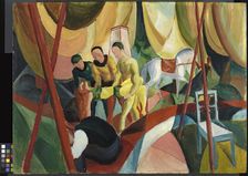 Circus, 1913. Creator: August Macke