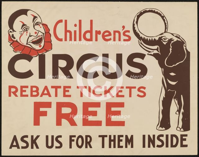 Circus, [193-]. Creator: Unknown.