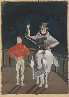 Circus motif, 1936-1937. Creator: Cyprian Majernik