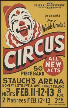 Circus, New York, [1935]. Creator: Unknown