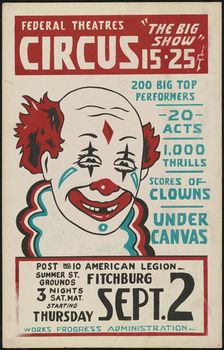 Circus, Fitchburg, MA, [193-]. Creator: Unknown