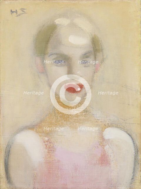 Circus Girl, 1916. Creator: Helene Schjerfbeck.