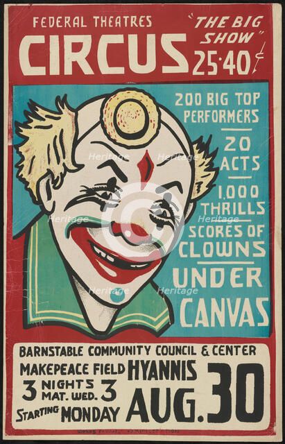 Circus, Hyannis, MA, [193-]. Creator: Unknown.