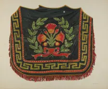 Circus Pony Robe, 1941. Creator: Herman O. Stroh