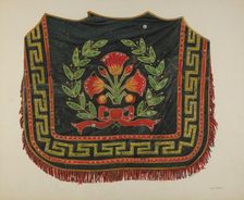 Circus Pony Robe, 1941. Creator: Herman O. Stroh