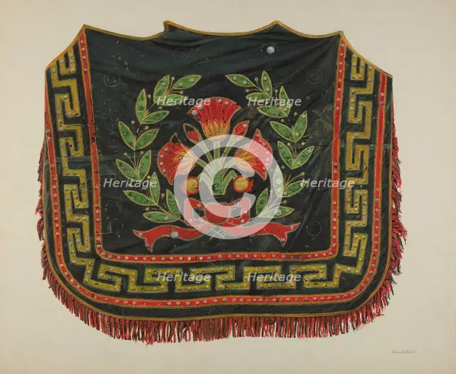 Circus Pony Robe, 1941. Creator: Herman O. Stroh.