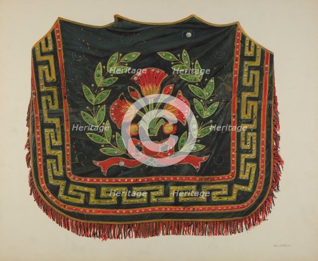 Circus Pony Robe, 1941. Creator: Herman O. Stroh.