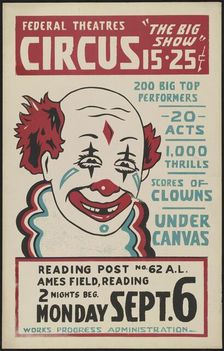 Circus, Reading, PA, [193-]. Creator: Unknown