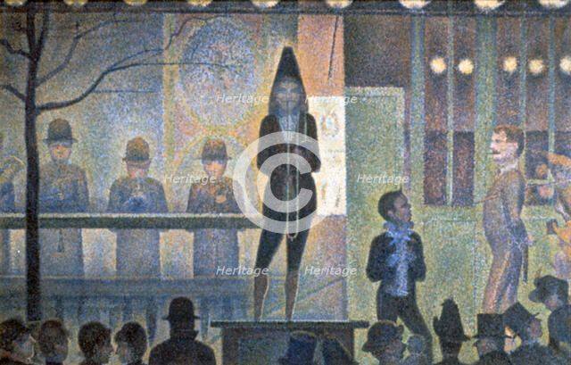 'Circus Sideshow', 1887-1888. Artist: Georges-Pierre Seurat