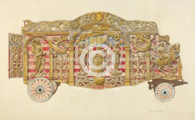Circus Wagon, c. 1938. Creator: Frank M Keane.