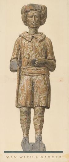 Circus Wagon Figure, c. 1938. Creator: John Matulis