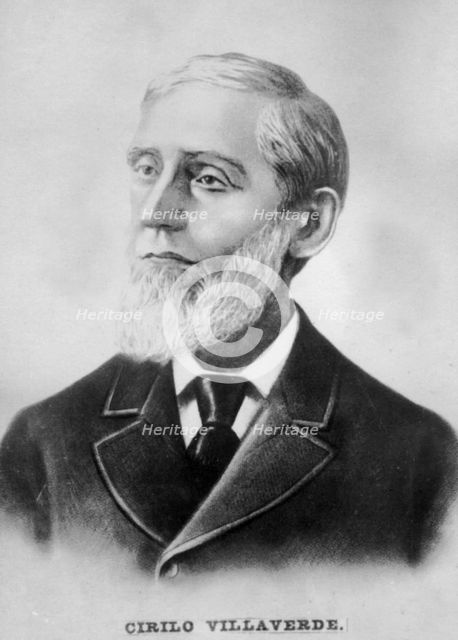 Cirilo Villaverde, Cuban poet, novelist, journalist and freedom fighter, c1910. Artist: Unknown