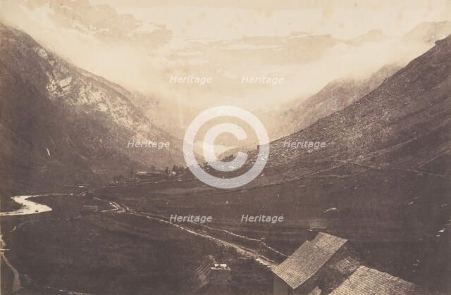 Cirque de Gavarnie, St Sauveur, 1853. Creator: Joseph Vigier.